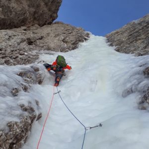 Eisklettern Dolomiten Rosengartenspitze