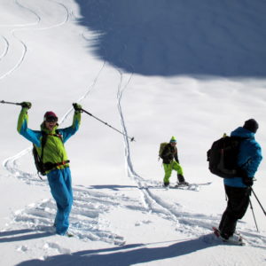 Skitourengeher in den Brennerbergen